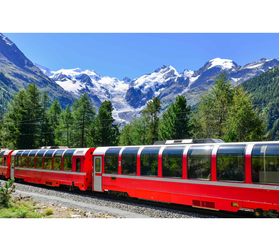 1/5 Bernina Express/ Lago Como/ Milão/ Zurique/ Lucerna/ Monte Titlis 1/5 Bernina Express/ Lago Como/ Milão/ Zurique/ Lucerna/ Monte Titlis